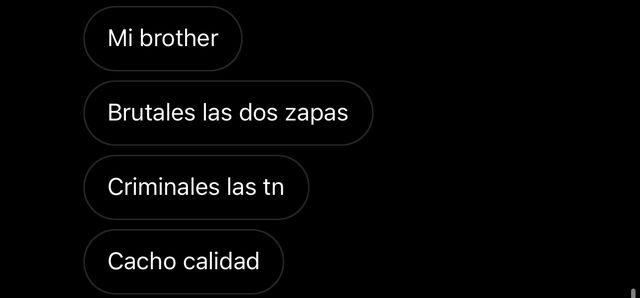 Mensaje de un cliente al recibir su pedido